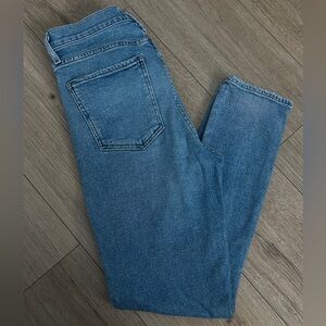 Agolde plain blue jeans